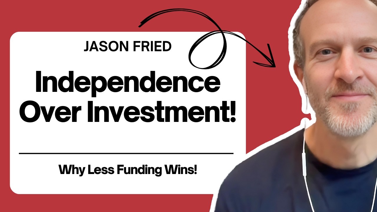 Why Less Funding Can Be Better for Startups - YouTube