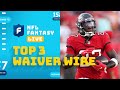 Top 3 Waiver Wire Targets for Week 16 | NFL Fantasy Live