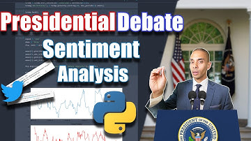 Presidential Debate Twitter Sentiment Analysis using Python and NLTK
