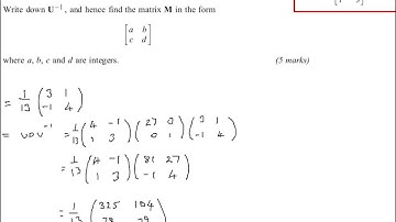 FMSP Revision: AQA FP4 June 2010 qn 7 Eigenvalues and Eigenvectors