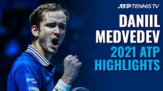 World No. 2 & Most Wins on Tour | Daniil Medvedev 2021 ATP Highlights