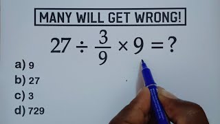 Everyone Gets This Math Problem WRONG... Expect You?