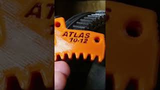 Using my Atlas lathe 3D printed spindle stop #shorts