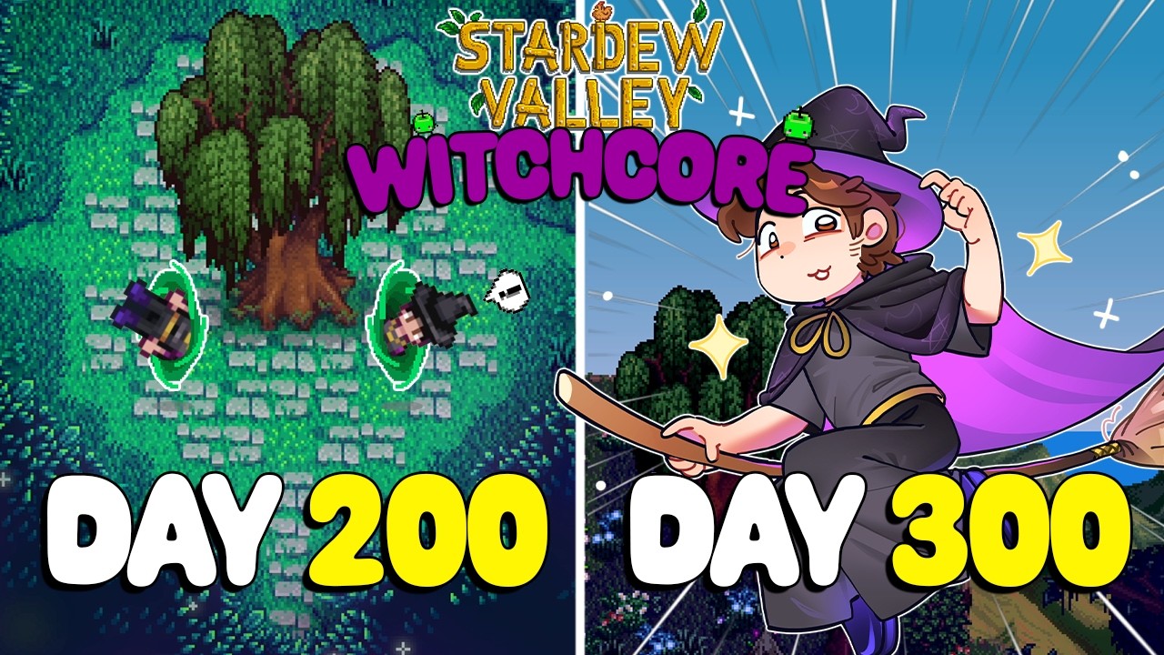 300 Days in a Whimsical Witchy Stardew Valley World