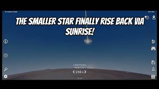 Full A binary system in solar system simulator(SSS) Update