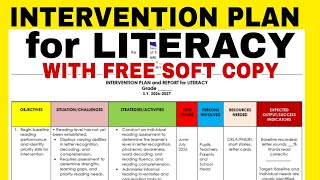 INTERVENTION PLAN LITERACY