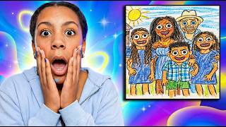 Family Drawing Challenge: We Tried To Be Professionals! ✨