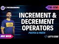 Increment and decrement operators in c programming  postfix  prefix