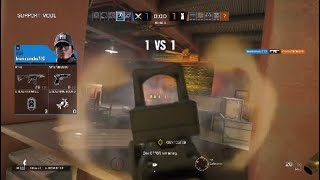RAINBOW SIX SIEGE: CRAZIEST 1 HP CLUTCH I HAVE EVER SEEN!!4K