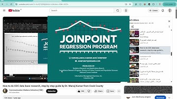 CDC WONDER to Joinpoint Regression: Step-by-Step Trend Analysis (APC & AAPC)