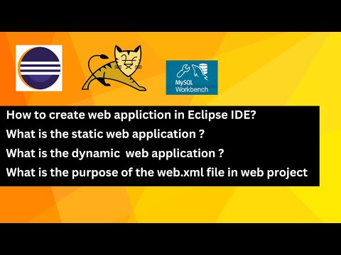Create your first Java Project using Eclipse IDE | Web application creation for beginners #projects