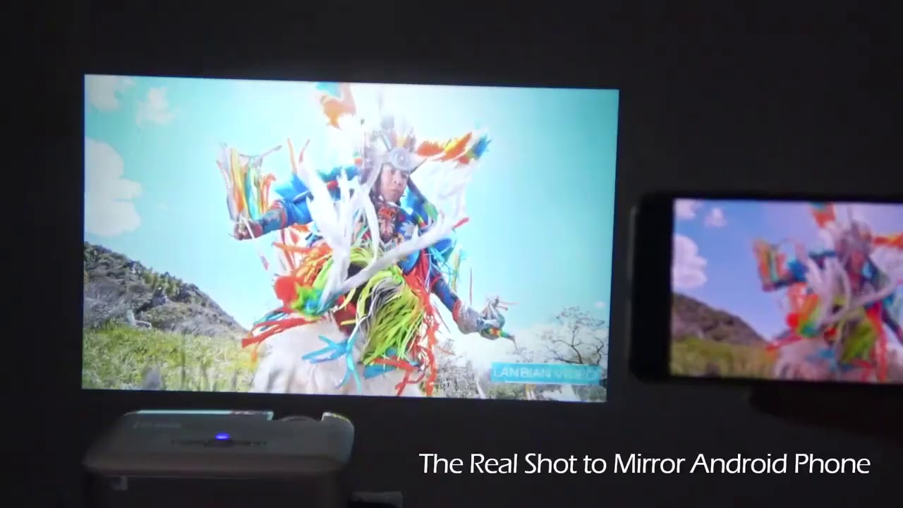 D40W Mini Projector Video Beamer 