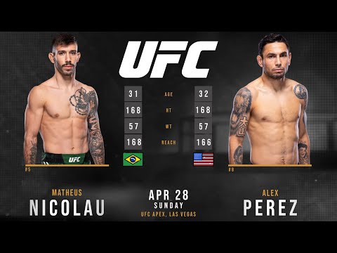 Alex Perez vs Matheus Nicolau fight footage