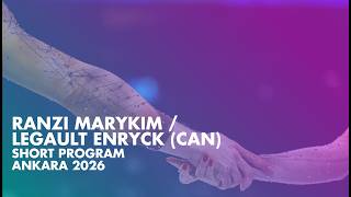 RANZI / LEGAULT (CAN) | Junior Pairs Short Program | Ankara 2026