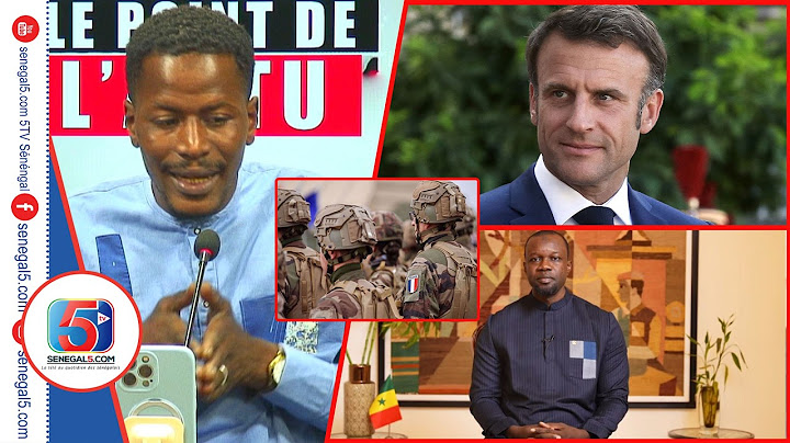 L’Armée Française Prépare à Quitter le Territoire Sénégalais: Cheikh Omar Talla Balance des Bombes…