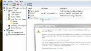 How to change your Vista, or Windows 7 Ultimate password without knowing it IN 17 SEC!!!