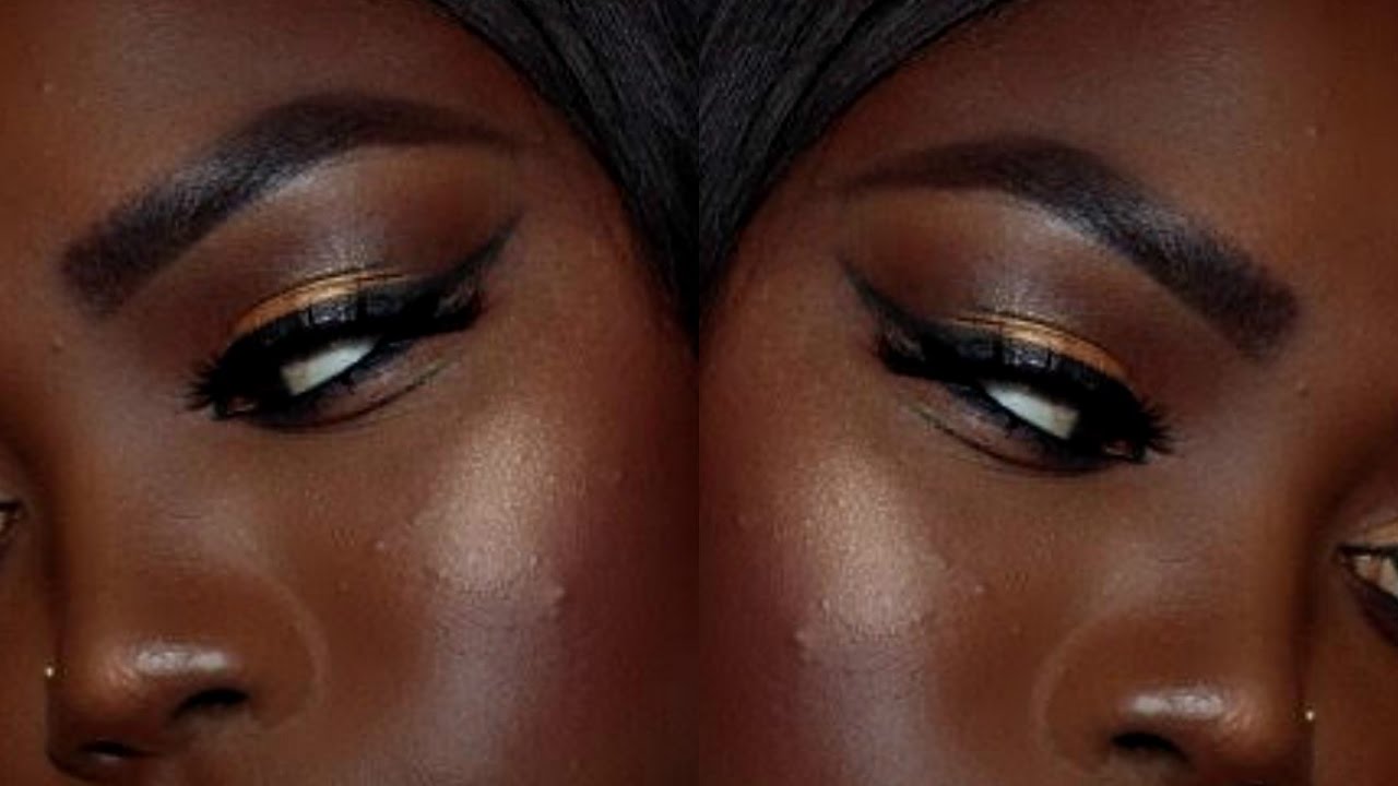 BEGINNER BASICS BROW TUTORIAL DESTINY MATUET DARK SKIN YouTube