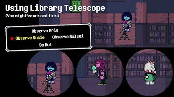 Peeking Through the Library Telescope – Deltarune Chapter 4