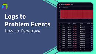 How to Trigger Problem Events from Logs │ OpenPipeline