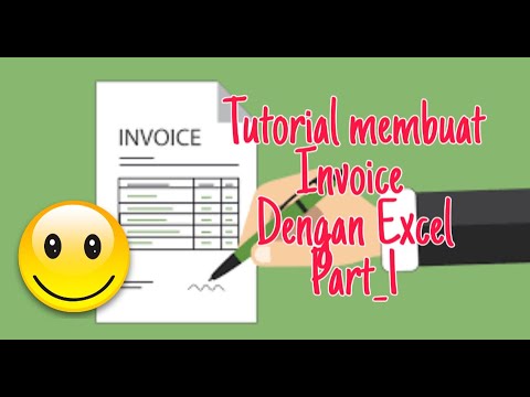 Tutorial : Mari Membuat Invoice Dengan Excel Part_1 (mudah dan
