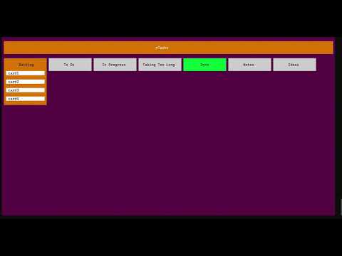 ntasks - Trello-like CLI program written in C