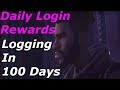 Fortnite  rewards you get after logging in 100 days daily login rewards