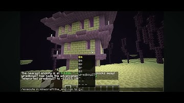 teleport between dimensions with  command in Minecraft