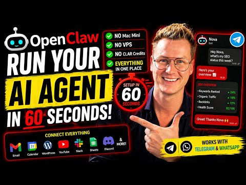 OpenClaw Setup in 60 Seconds | No VPS, No Credits, No Coding 🤩