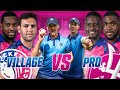 Street cricket vs pro cricketers ft barbados royals at the cpl