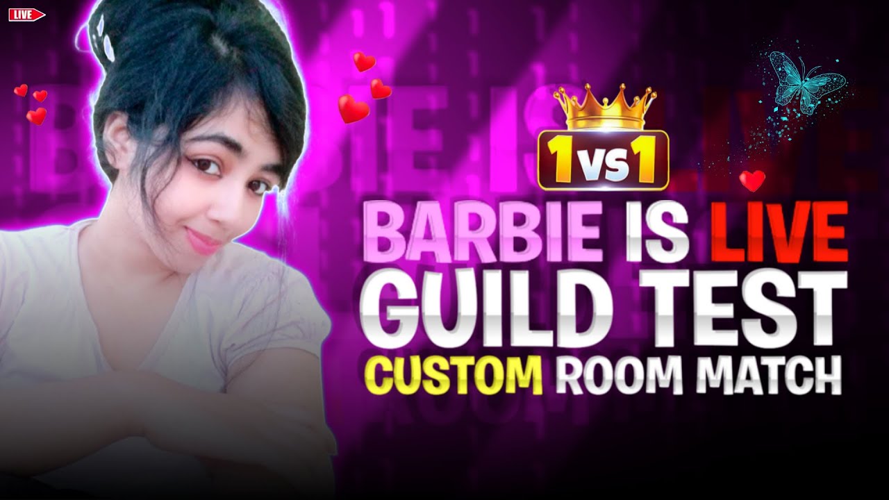 GUILD TEST 1 V 1 CUSTOM ROOM || playing cs Ranked match|| - YouTube