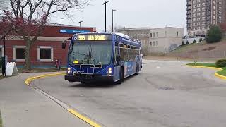 Pace Bus 2017/18 ElDorado National Axess BRT 6745 On Rt 565 Grand Ave & 6778 On 571 Zion