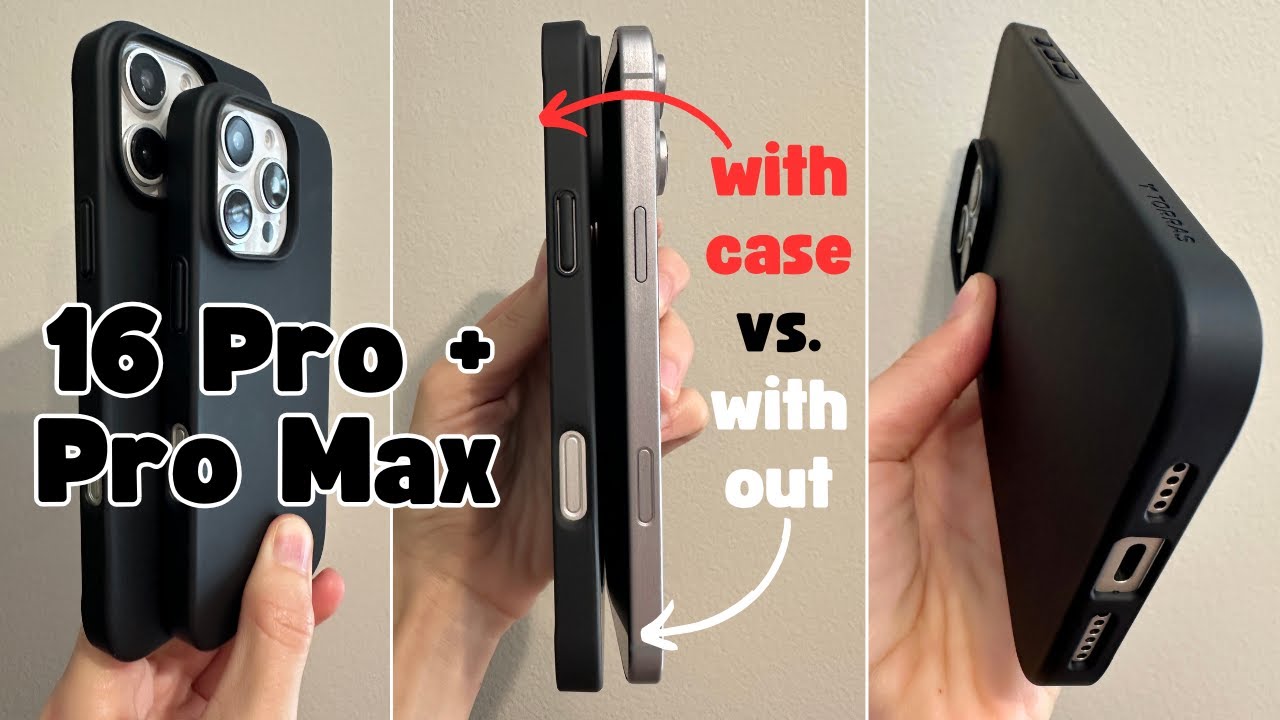 Ultra Slim Torras Case for iPhone 16 Pro + 16 Pro Max | Demo + Review