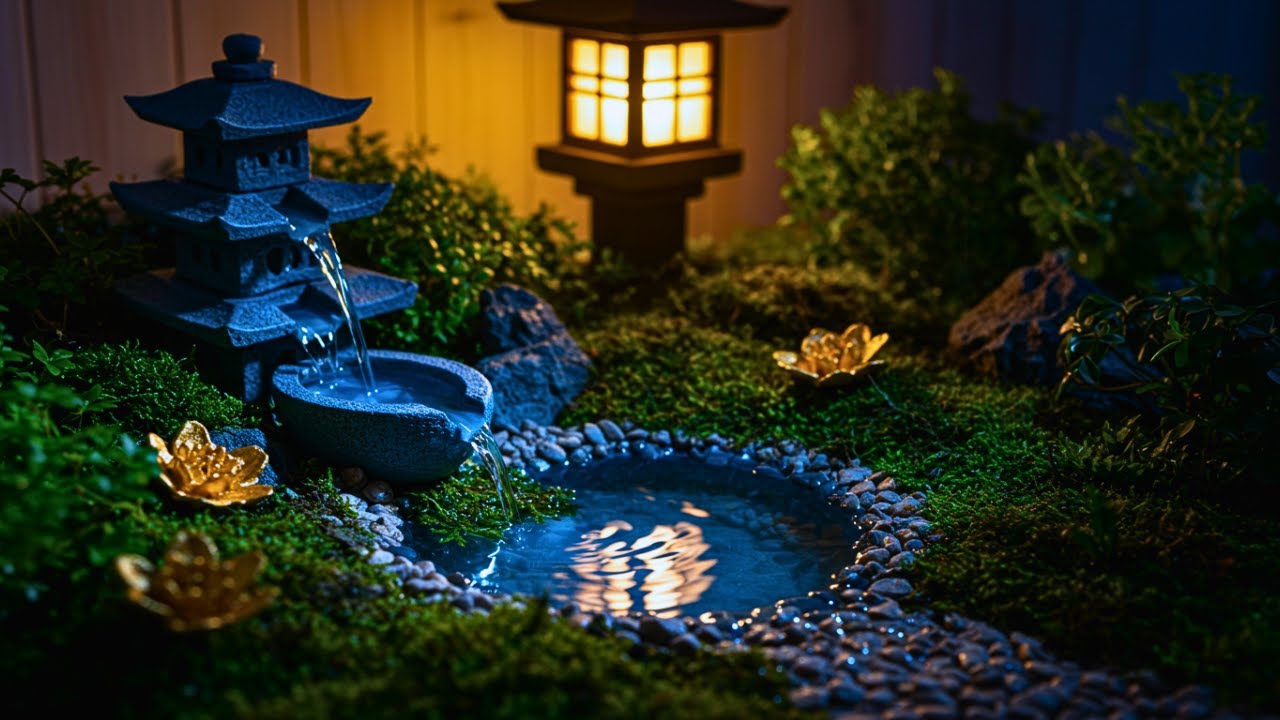 Relaxing Spa Water Sounds 🌙 Soft Piano Music for Stress Relief, Deep Sleep & Meditation