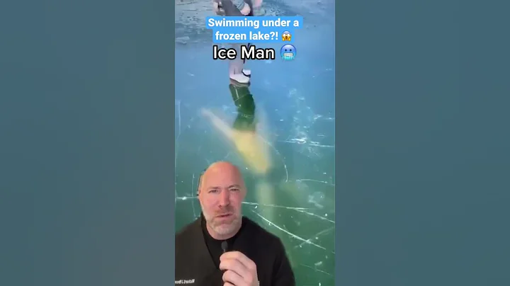 Swimming Under a Frozen Lake?! 🥶 #shorts