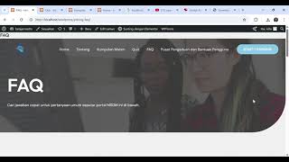 Video Demo Website “belajarmsdm” – Kelompok 4 Proyek UAS Web Design
