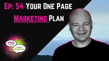 Ep 54| Your One Page Marketing Plan w Allan Dib #MUIYB Podcast