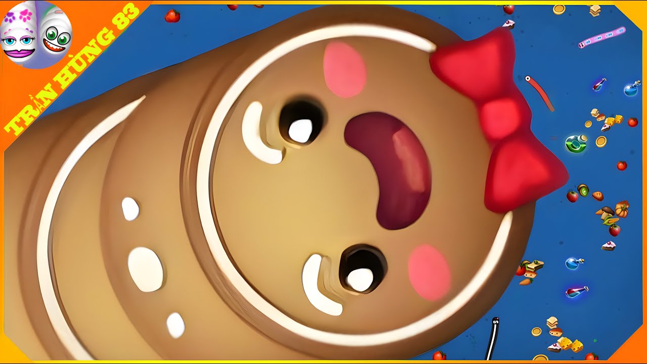 🐍WORMSZONE.IO | GIANT SLITHER SNAKE TOP 01 / Epic Worms Zone Best Gameplay! | Trần Hùng 83