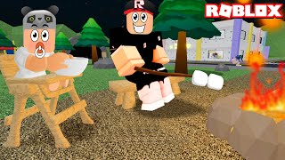 Kamp Yaptık!! Bebek Bakıcısı Oyunu  Panda ile Roblox Twilight Daycare