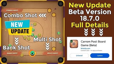 Carrom Pool New Updates | Beta Version Full Details | Jamot Gaming