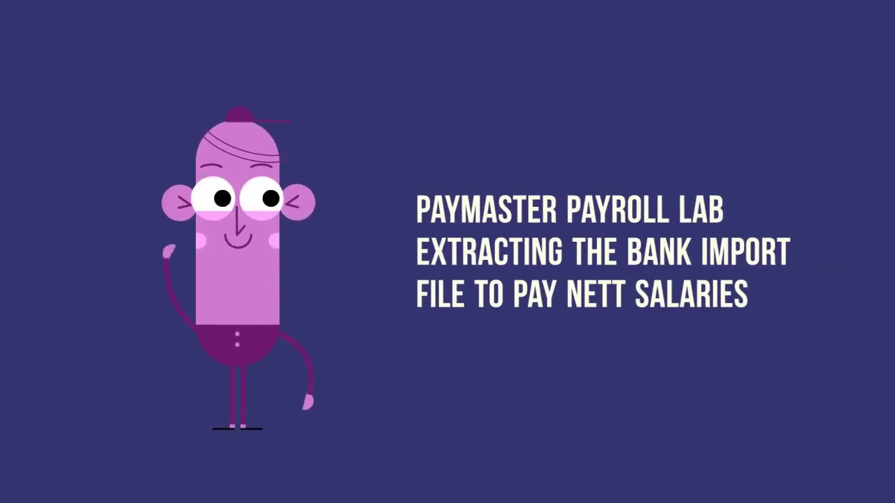 Paymaster Payroll Lab — Bank Import File