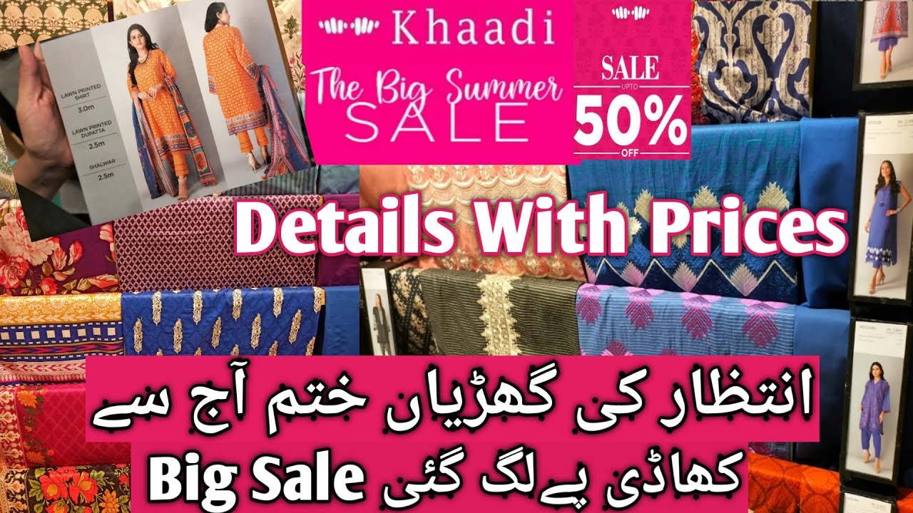 khaadi Sale Today 21st August 2021/ khaadi Big Summer Sale 2021 YouTube