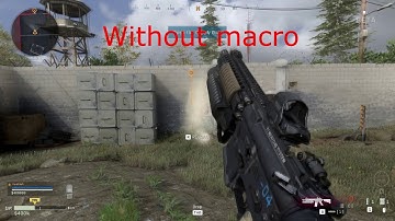 COD Warzone M4a1 norecoil macro/script bloody and all mouse free