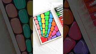 Easy Zentangle doodle art ✍️#shorts #zentangle #doodle #art #viral #trending #penart #youtubeshorts