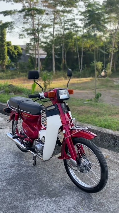 HONDA SUPER CUP restorasi modifikasi custom