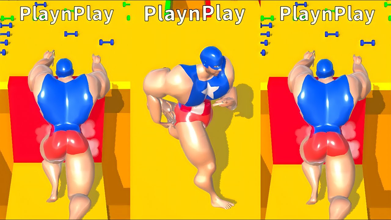 Muscle Race 3D Games All Levels Gameplay iOS,Android New Update Max Level #1