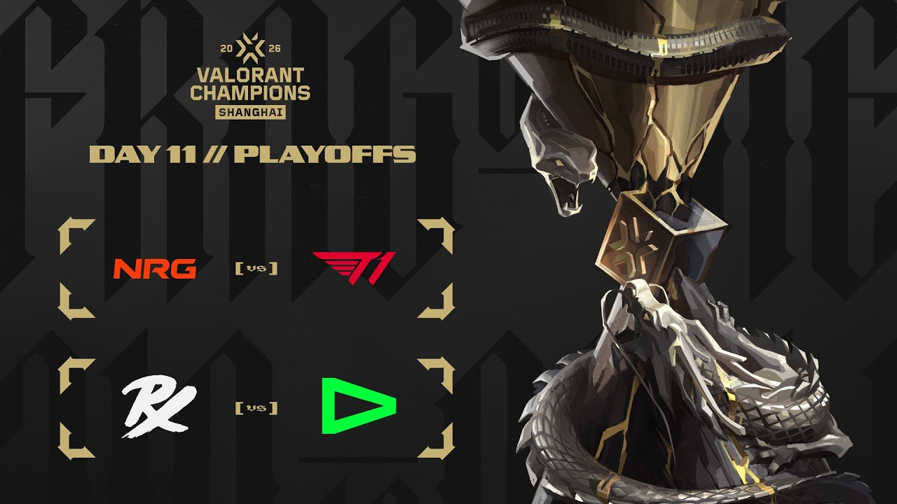 NRG vs. T1 / PRX vs. LOUD — VALORANT Champions Shanghai — Day 11