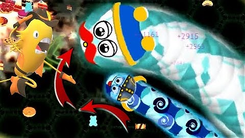 Wormate.io Troll Hacker Giant Worm Vs World Biggest Worm Wormateio Epic Gameplay(Funny/Best Moments)