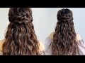Volume texture curls , half up half down