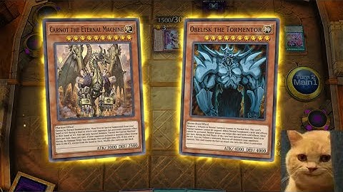 WHEN YOU USE YOUR OBELISK FOR XYZ SUMMON! YUGIOH MASTER DUEL