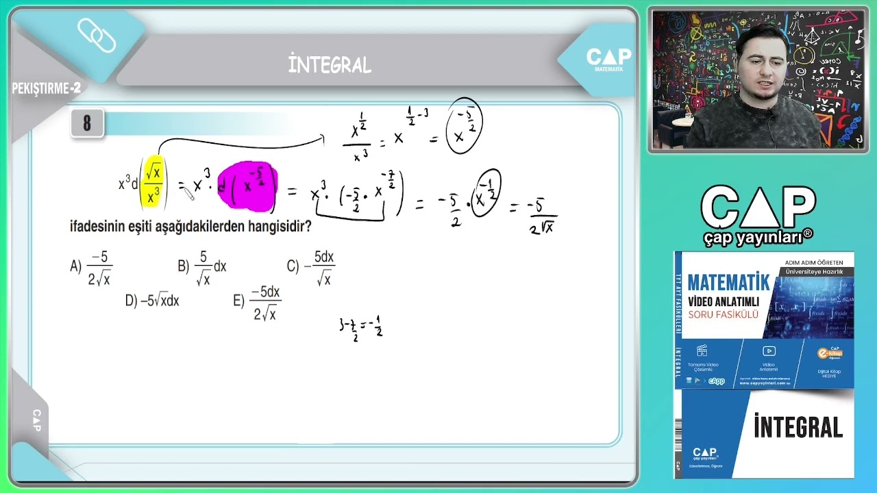 İNTEGRAL- Konu Pekiştirme 2  (Sayfa 12-13)